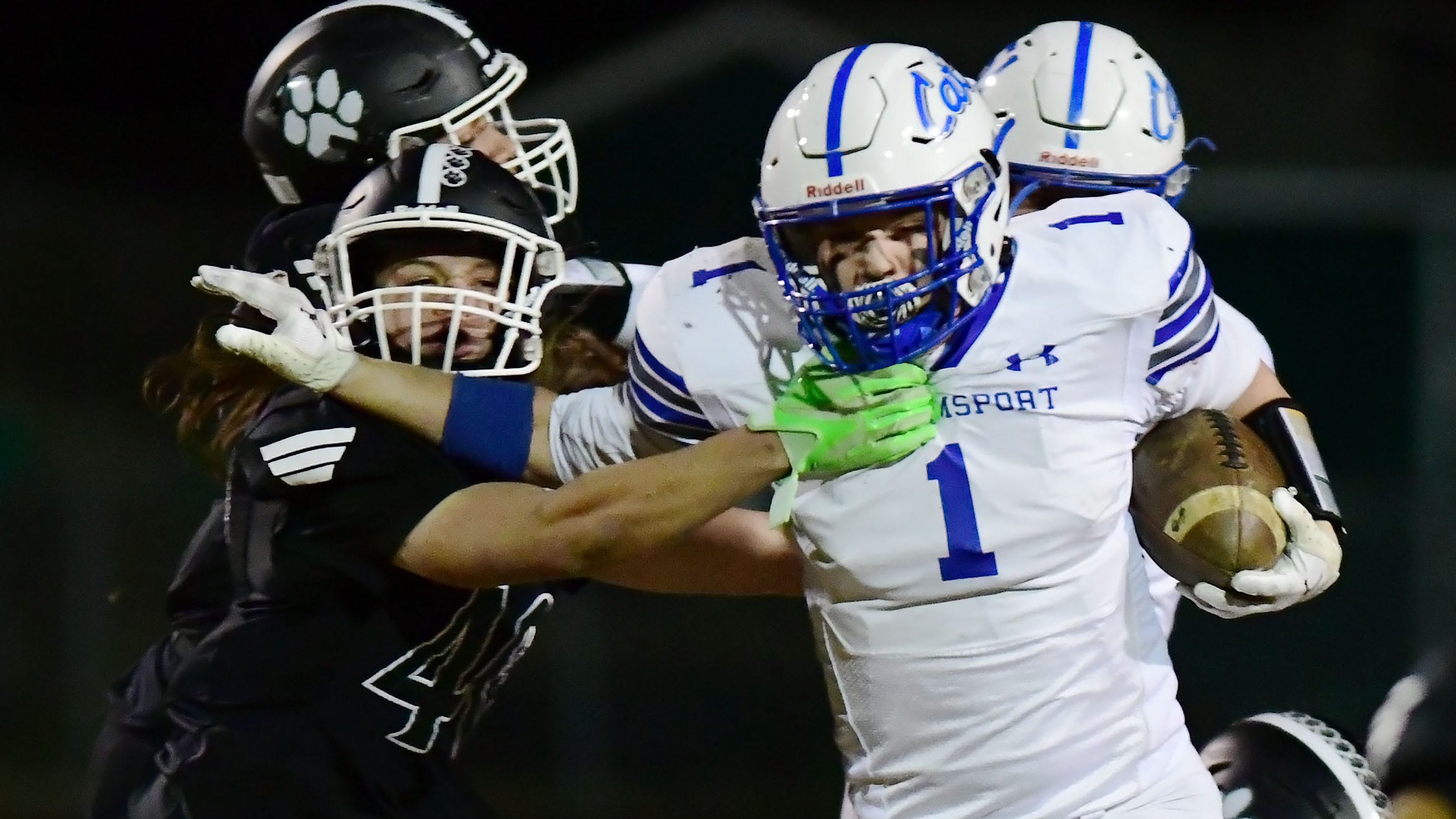 Maryland high school football Williamsport vs. Patuxent playoff game