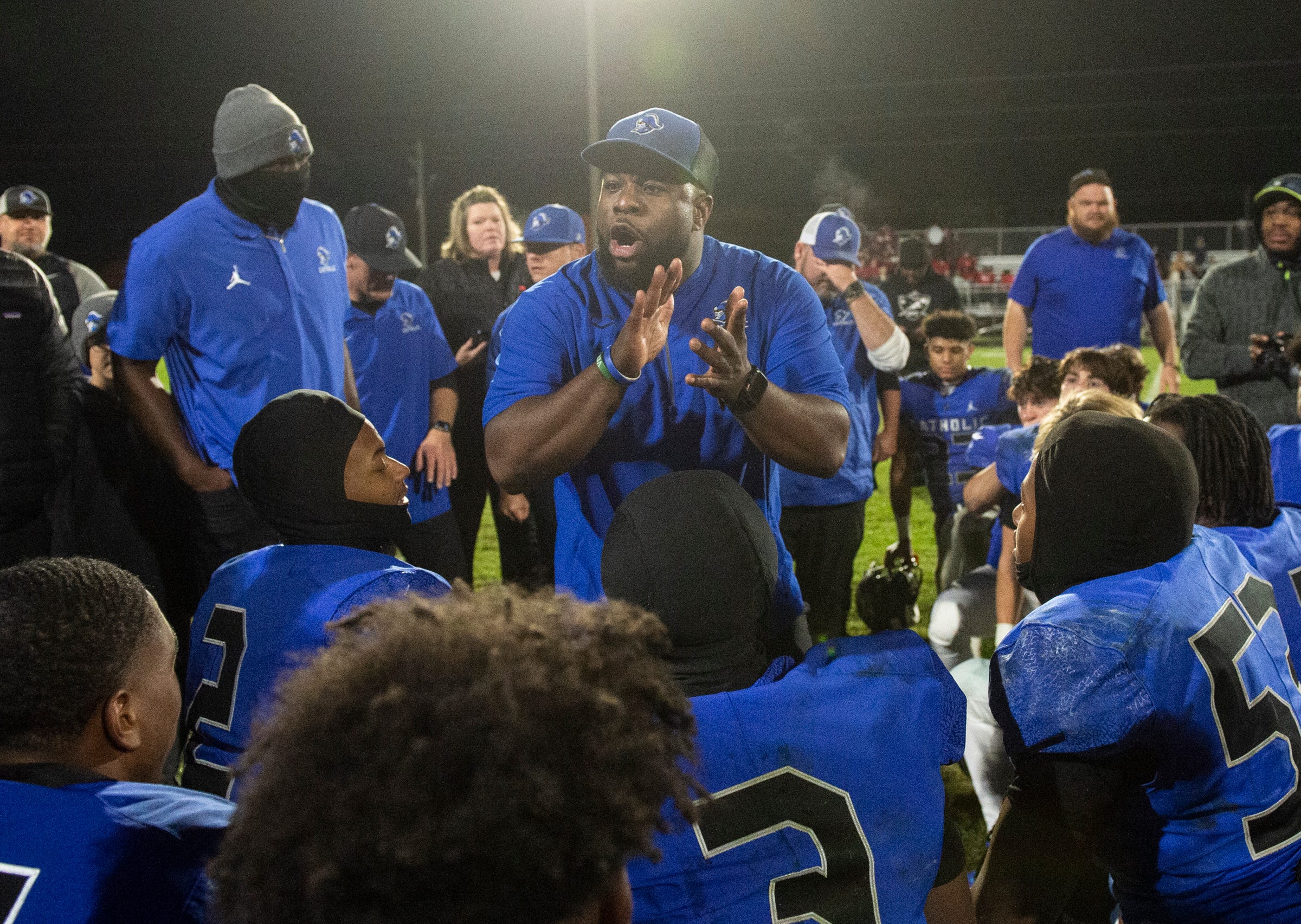 AHSAA football playoff scores Alabama high school quarterfinals
