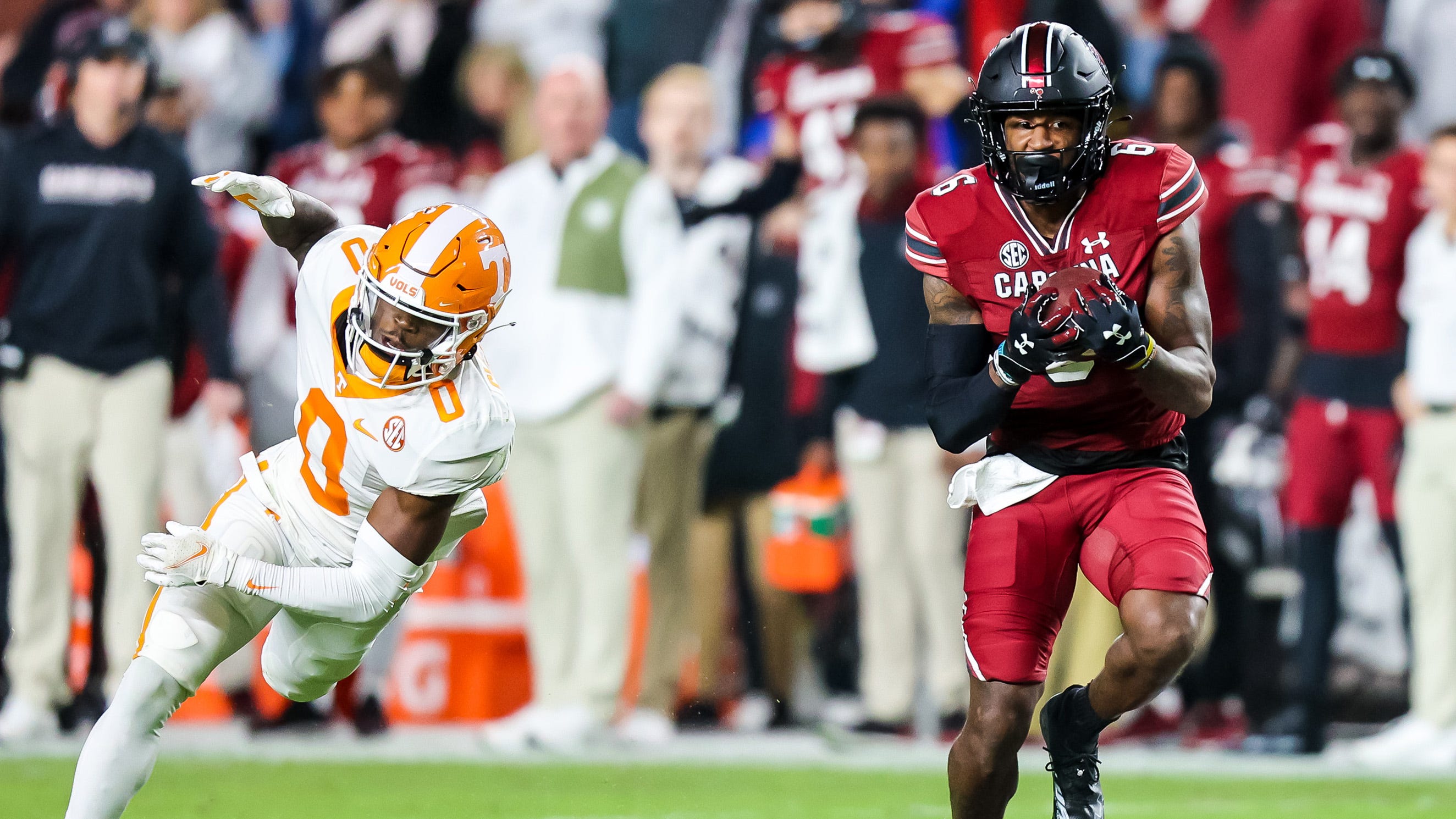 Tennessee football CFP playoff hopes buried in loss to South Carolina