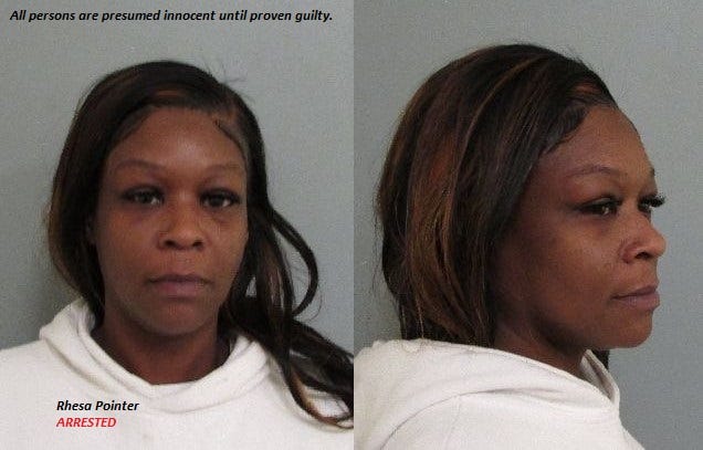 The Ascension Parish Sheriff's Office announced the arrest of Rhesa Pointer.