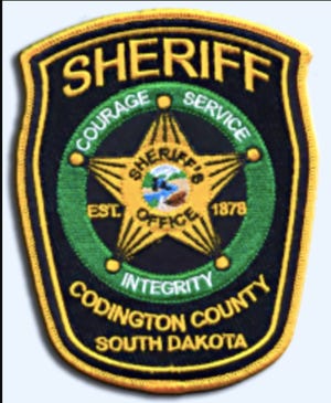 Codington County Sheriff's badge