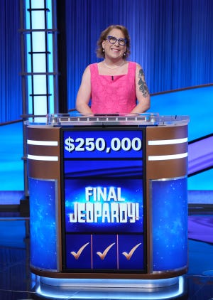 "Jeopardy!" Tournament of Champions winner Amy Schneider won 40 games in regular-season play.