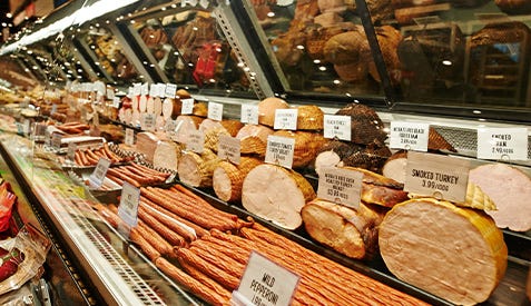 Listeria spreads easily in the deli environment and can live for a long time in deli display cases and on equipment, the U.S. Centers for Disease Control and Prevention says.