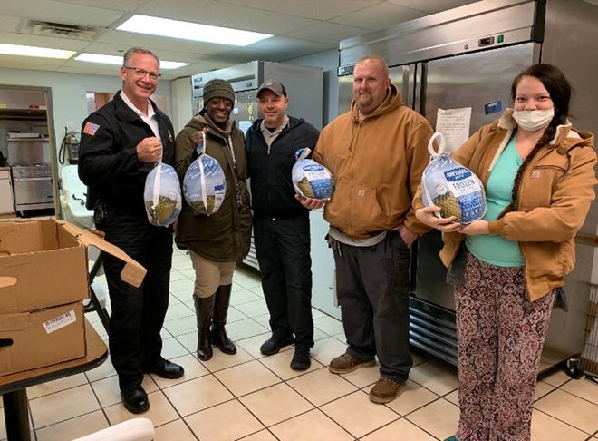 Staff from Richland Correctional Institution (RiCI) recently distributed free turkeys to Dayspring Assisted Living, the Domestic Violence Shelter, Harmony House and the IMAC School.