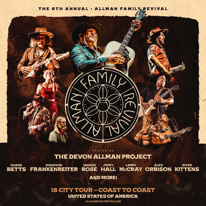 Le Allman Family Revival Tour arrive au Montgomery Center for the Performing Arts le 8 décembre.