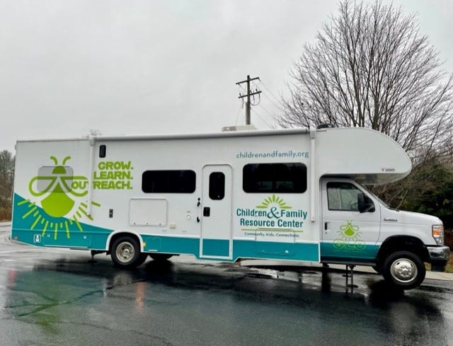 The GLO mobile vehicle for the Children & Family Resource Center was recently presented to the community at a ribbon cutting.