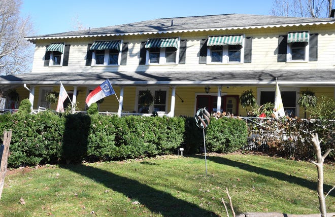 This is the main house of the Orchard Inn in Saluda.
