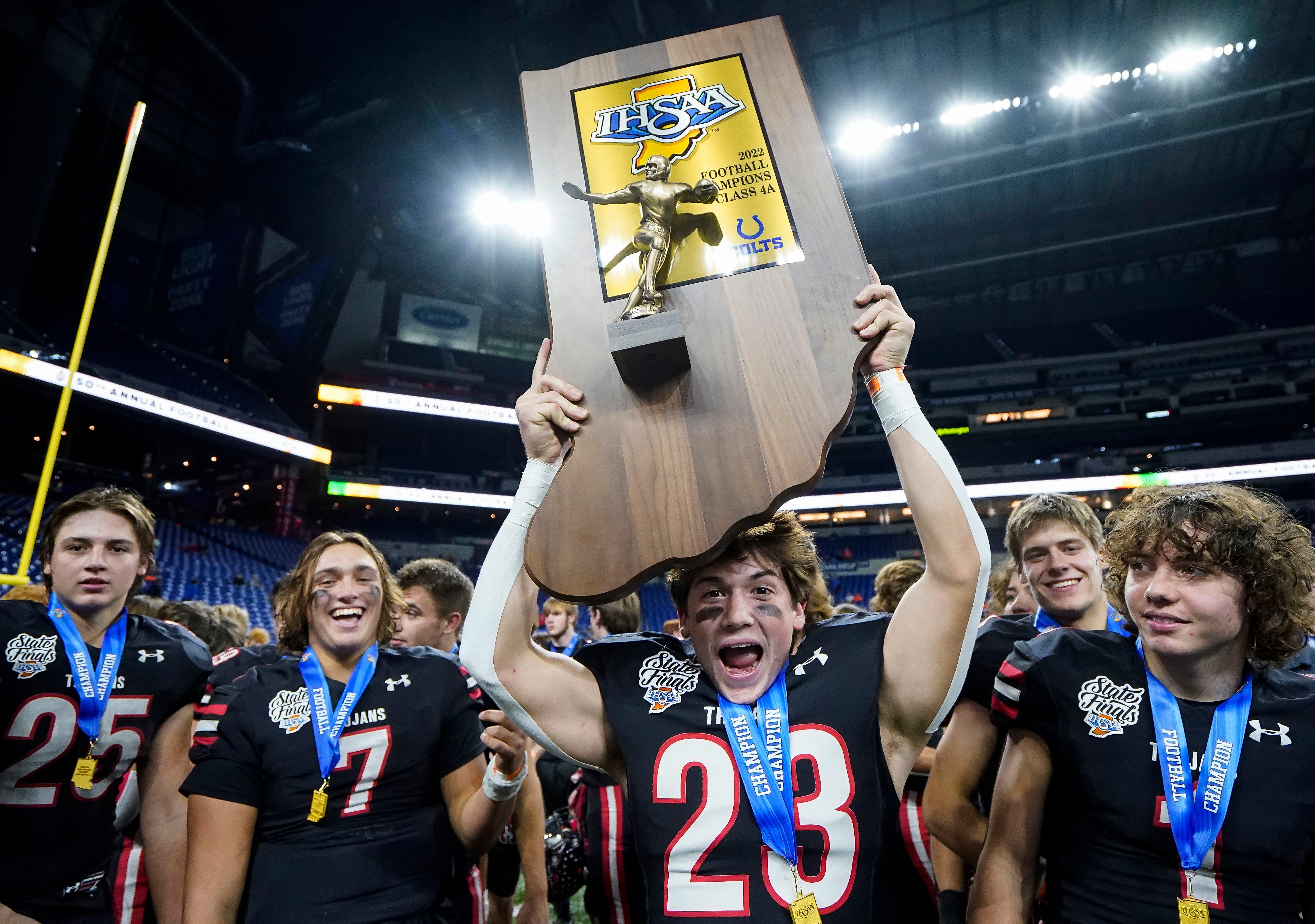 IHSAA football East Central defeats New Prairie for 4A state title