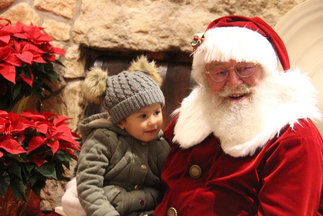 Kids will be able to visit with Santa on Dec. 3 during the craft and vendor show in Rudyard.