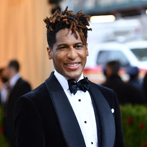 jon US singer Jon Batiste arrives for the 2022 Met