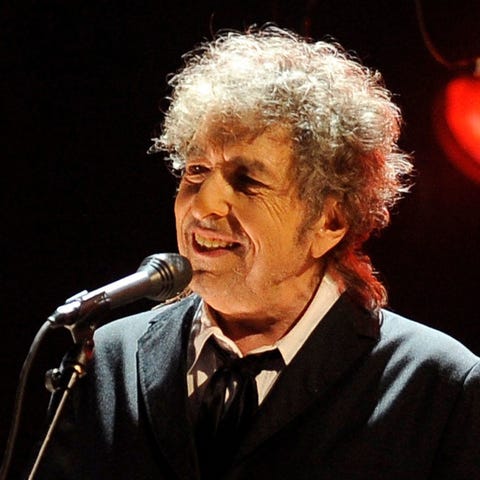 Bob Dylan performs in Los Angeles on Jan. 12, 2012