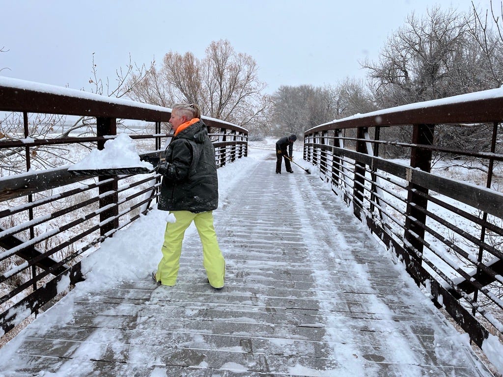 Fort Collins area, Colorado snowfall totals from latest storm