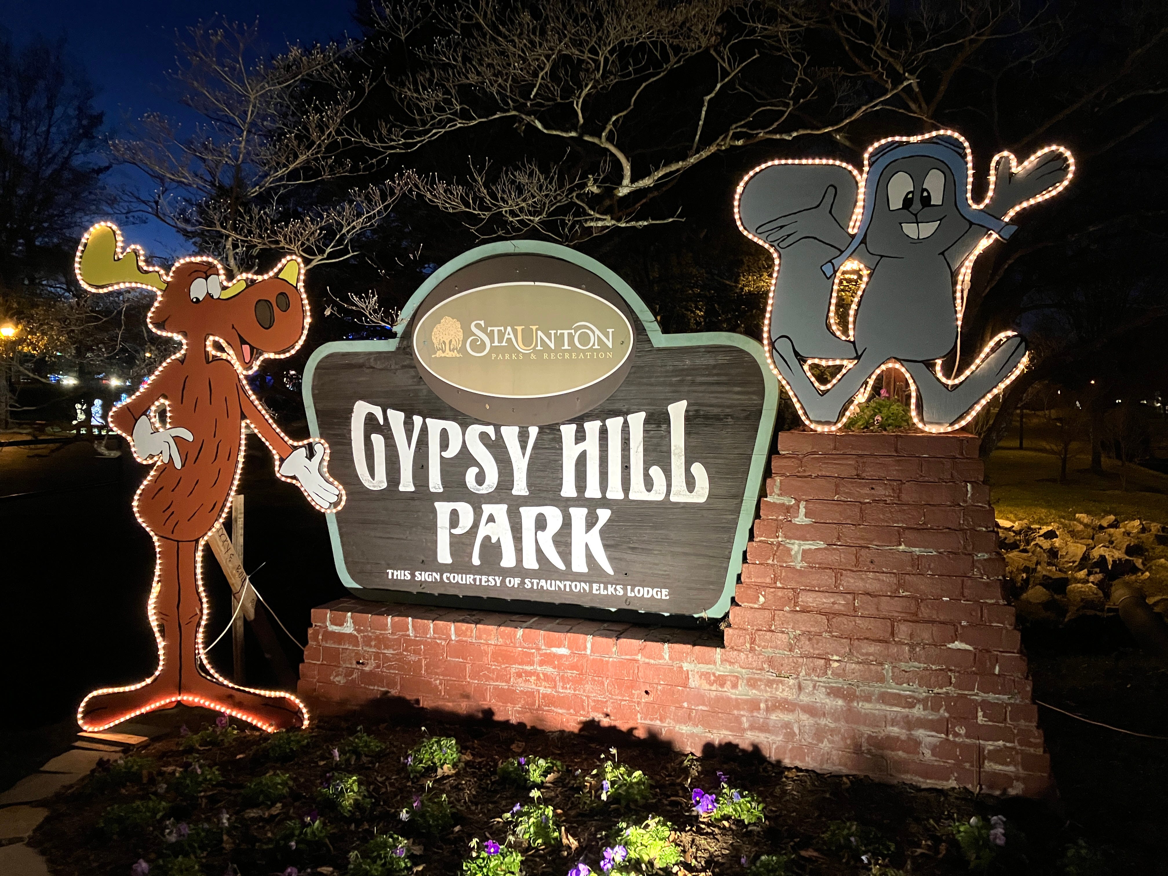 Staunton's Celebration of Holiday Lights at Gypsy Hill Park Photos