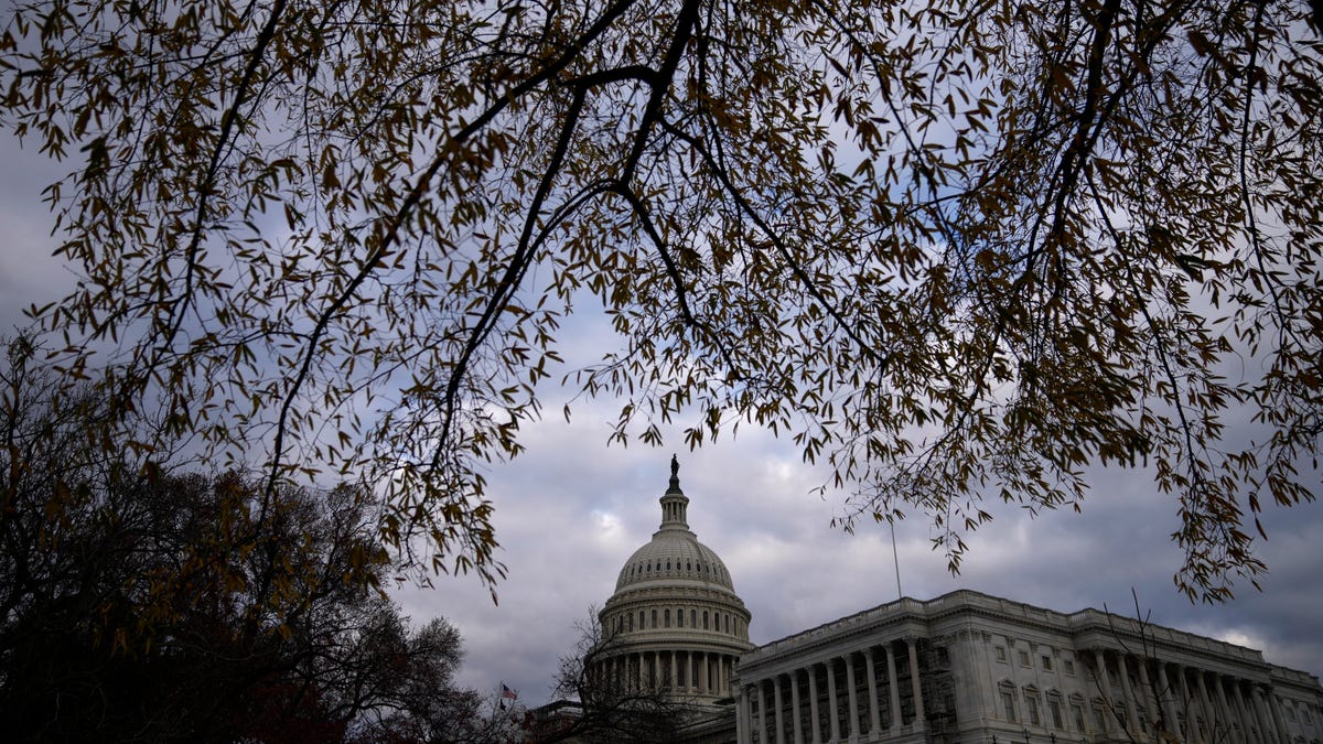 A view of the U.S. Capitol building on November 28, 2022 in Washington, DC. Congress returns to Washington this week after a Thanksgiving break. Pending issues in the lame-duck session are government funding legislation, Respect For Marriage Act, National Defense Authorization Act and the changes to the Electoral Count Act.