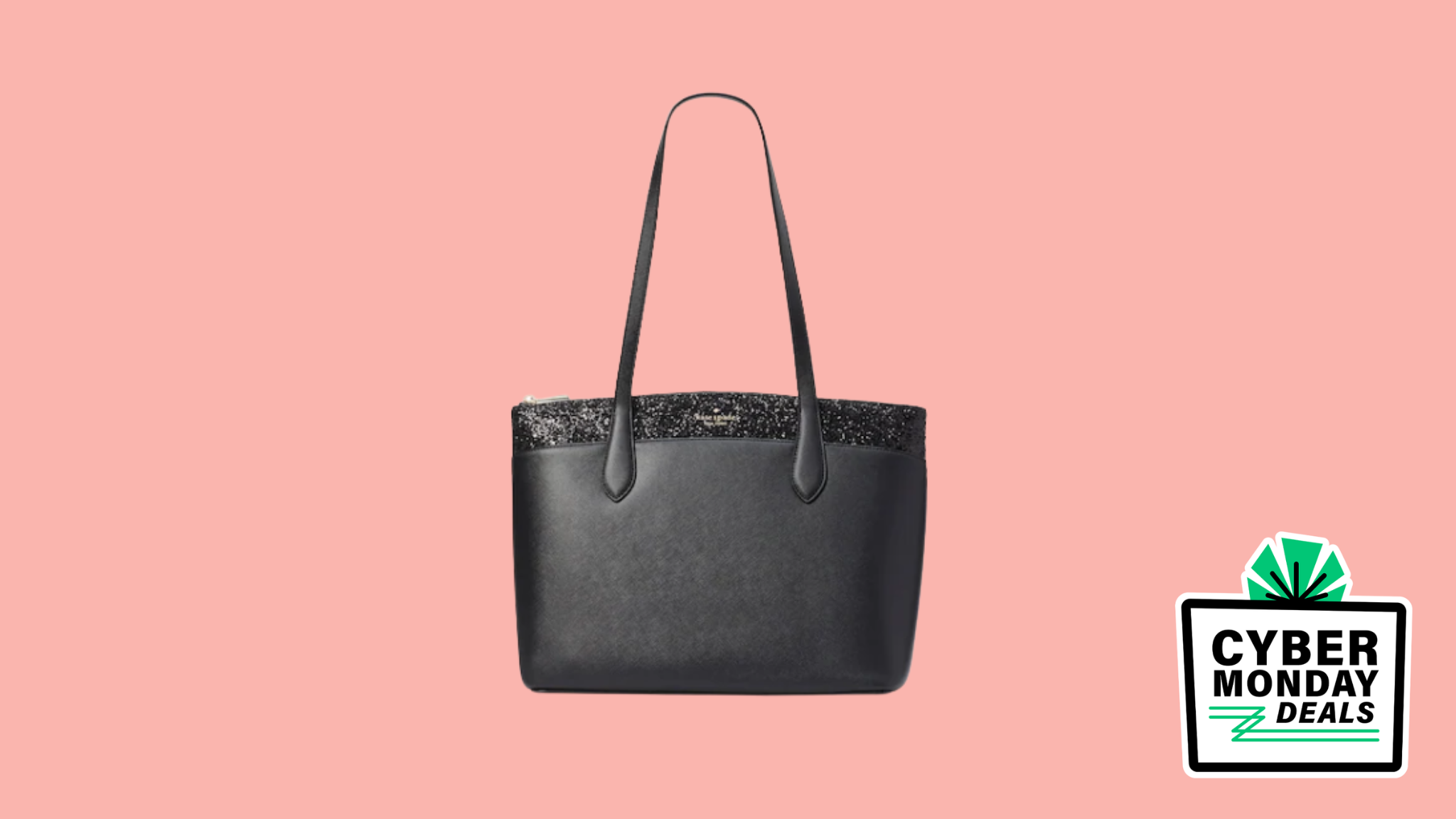 Shop today only for $20 off the Flash Glitter tote at Kate Spade