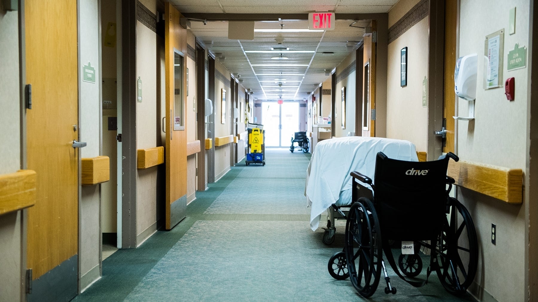 Families across New York share similar frustrations as nursing-home staffing shortages worsen under the strain of a pandemic that has lasted nearly two years. Photos by Kelly Marsh/for the USA TODAY Network A resident wing at Sapphire Nursing and Rehab at Goshen during a tour to elected officials and press of their facility in Goshen, NY on Thursday, February 15th, 2018.