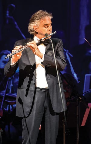Recording artist Andrea Bocelli performs at the Hard Rock Live in Hollywood, Florida, in 2016.