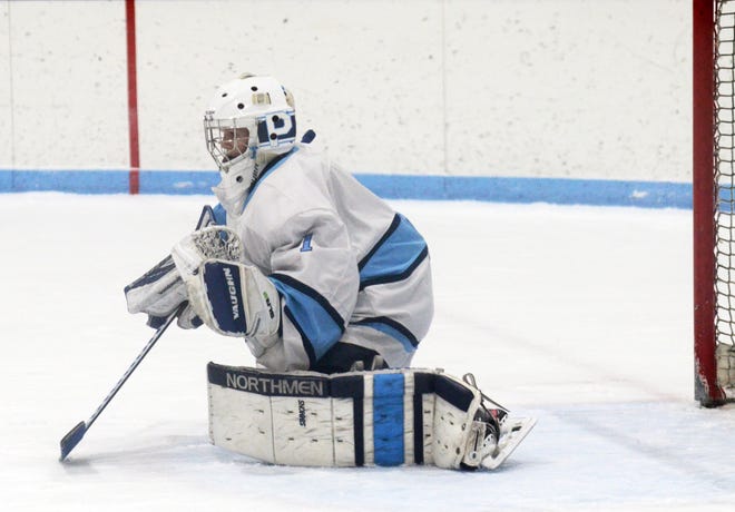 Petoskey couldn't pick up the road win Wednesday night in Traverse City, though freshman goalie Nicklas Timm came through with a couple strong final periods for the Northmen.