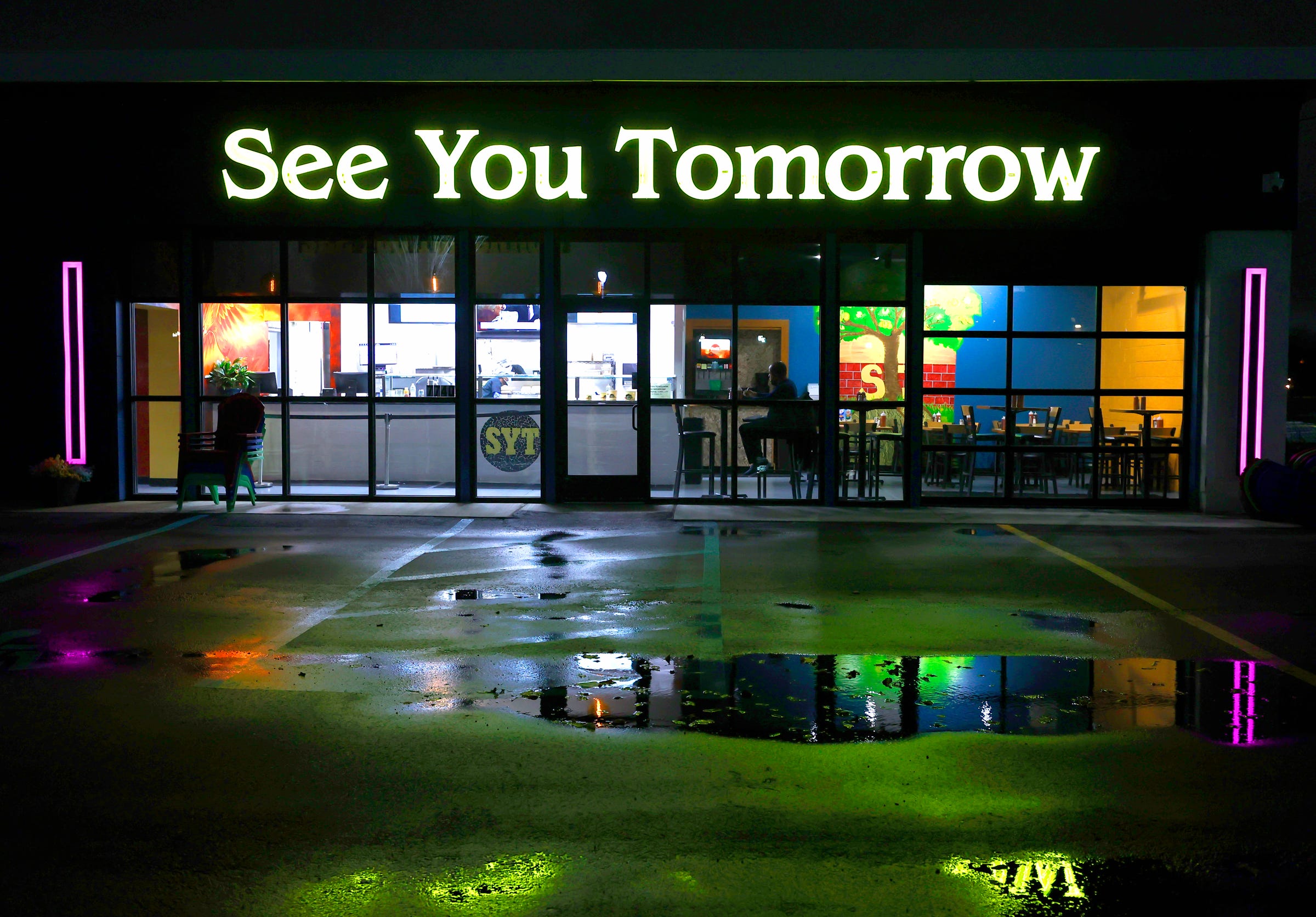 See You Tomorrow cafe before it opens at 8 am on Wednesday, Nov 30, 2022.
Damon Cann is the kitchen manager here. He was a cook at a Birmingham restaurant but after disagreements with his boss there he left to work at this restaurant not far from where he grew up.