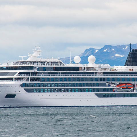 Viking Polaris ship of norwegian flag, is seen anc