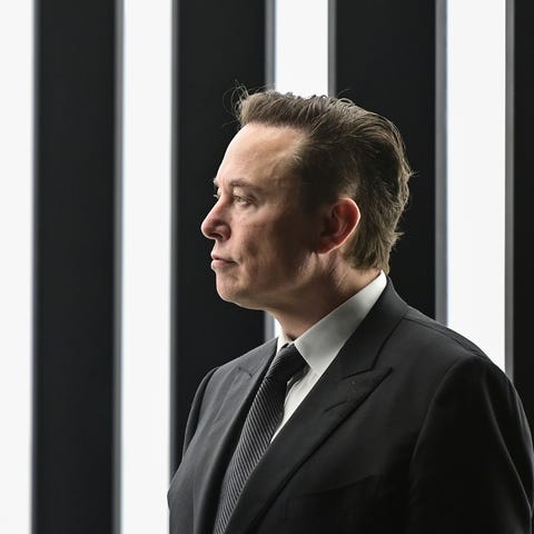 FILE - Elon Musk, Tesla CEO, attends the opening o