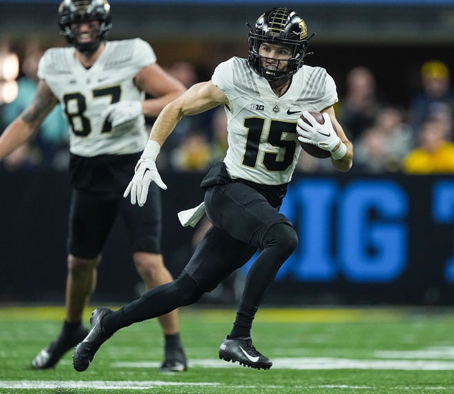 Purdue football: Charlie Jones sets record in Big 10 championship game