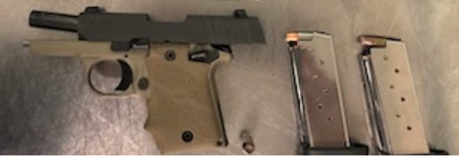 On Dec. 1, 2022, Transportation Security Administration agents confiscated this gun from an Augusta County man after it showed up in his carry-on baggage