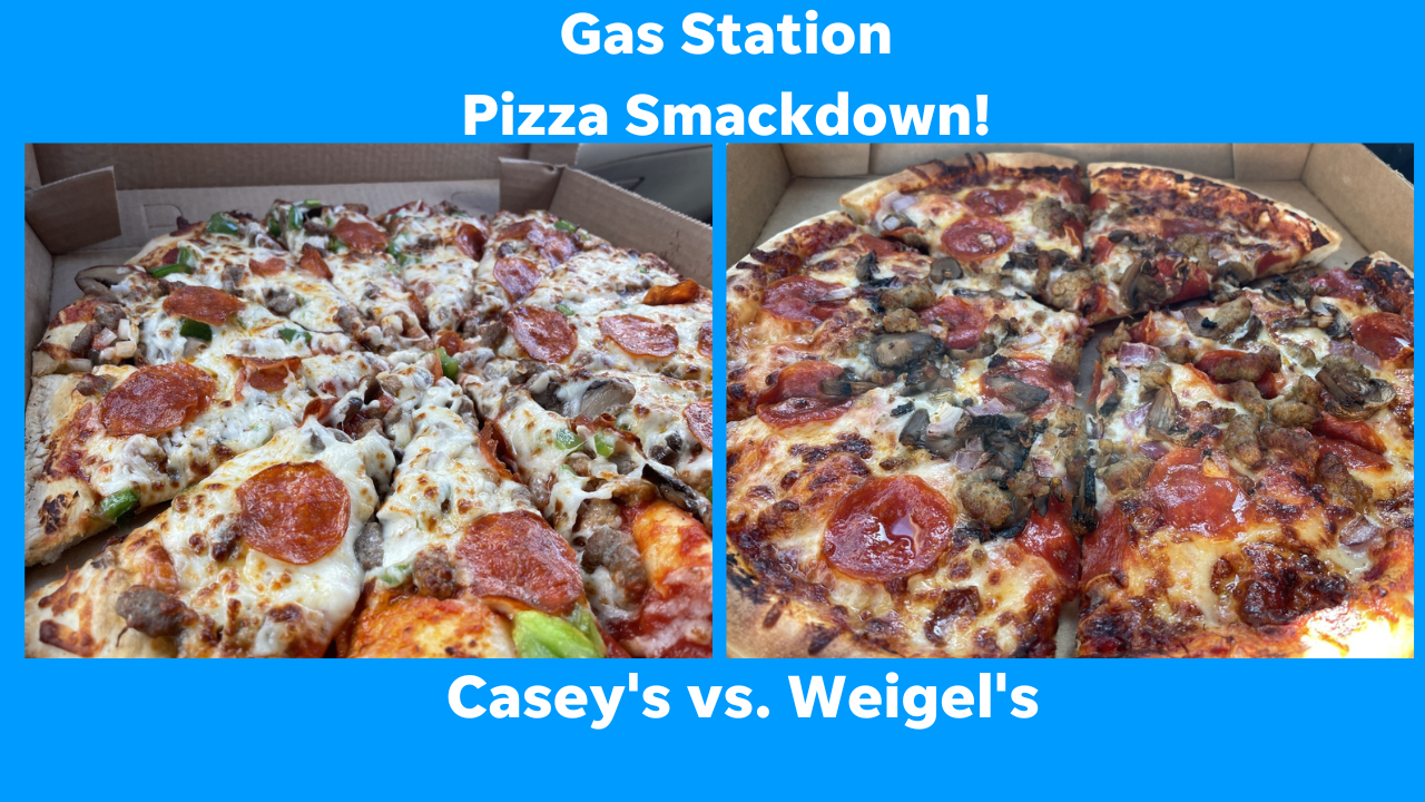 Pizza review Casey's. vs. Weigel's in a gasstation smackdown