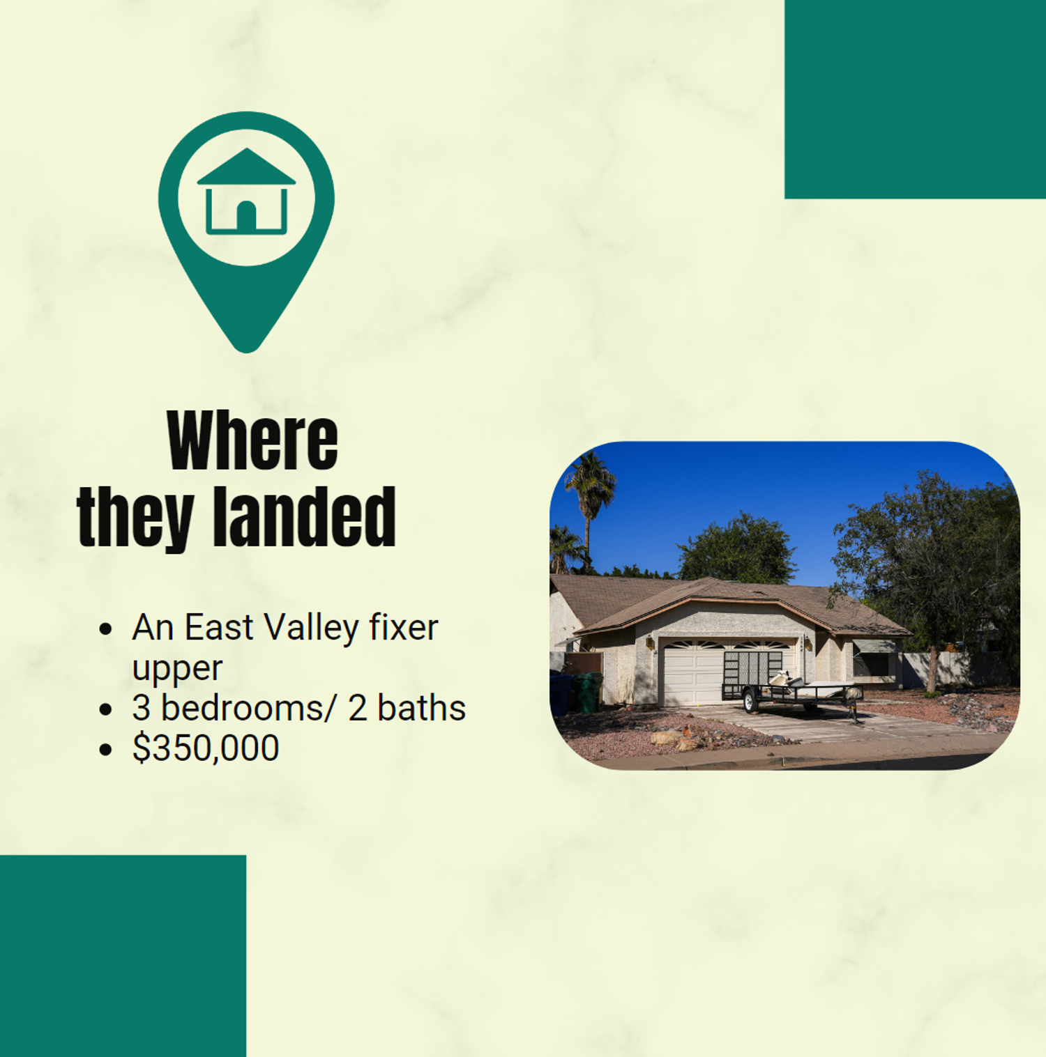 They wanted space in the East Valley. Could they find it for 400,000?