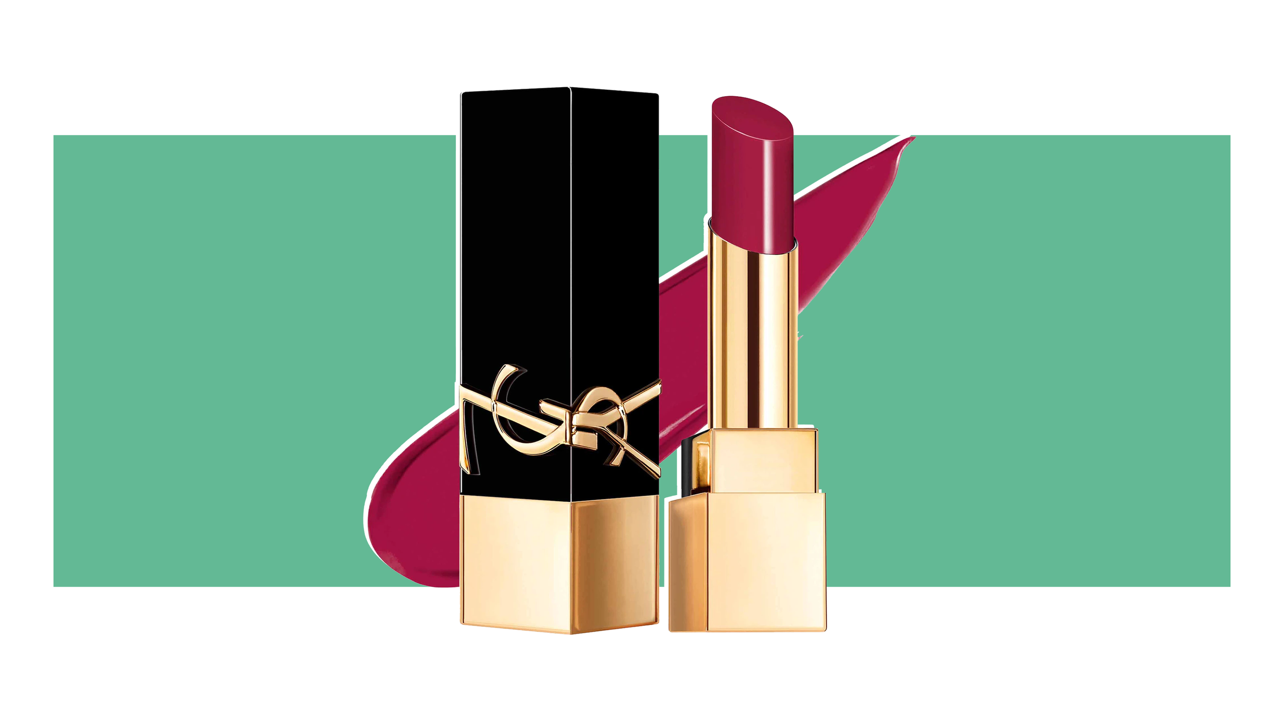 Go with a berry tone, like the Yves Saint Laurent Rouge Pur Couture The Bold High Pigment Lipstick.