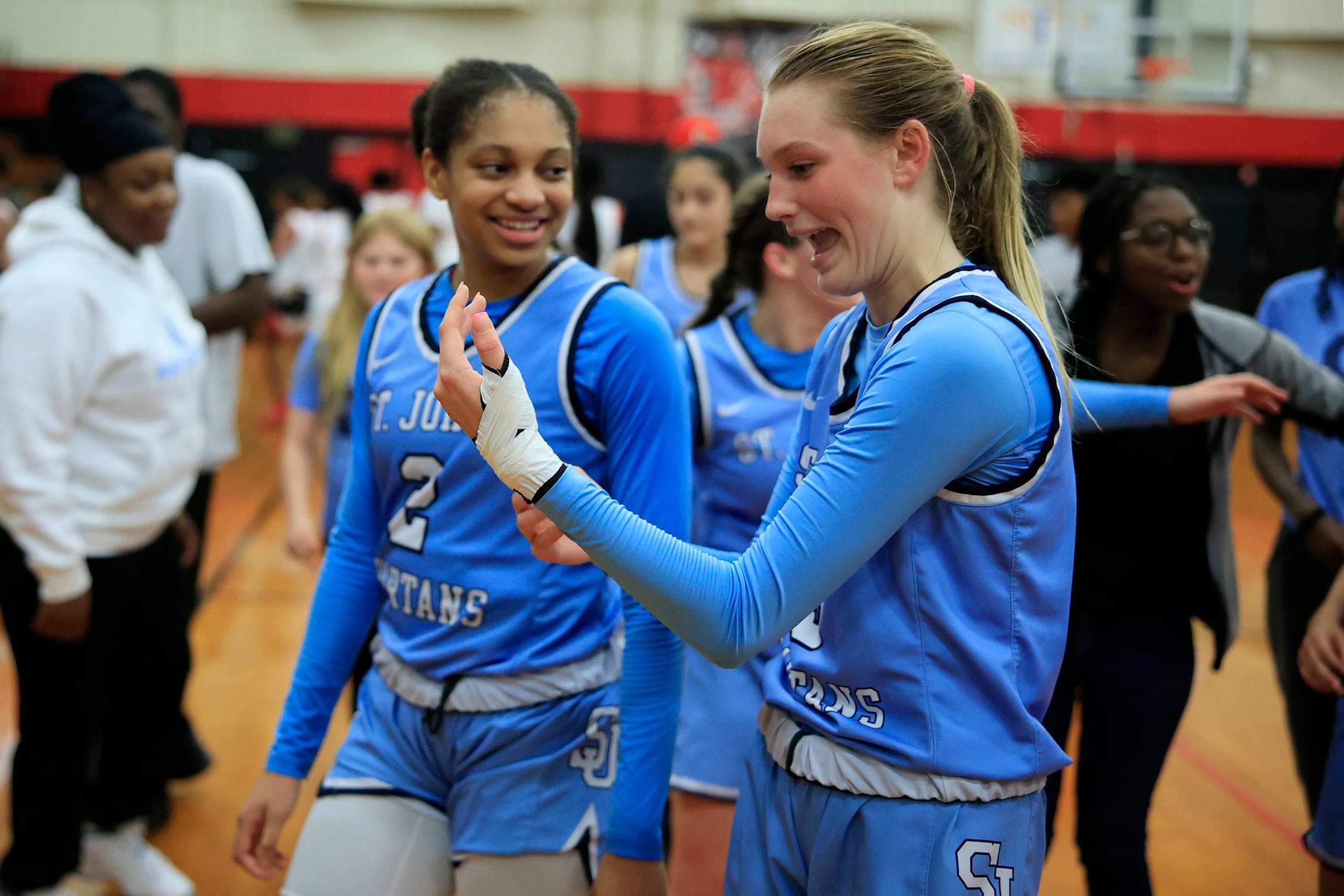 High school girls basketball 2023 Taliah Scott, SJCD in final four