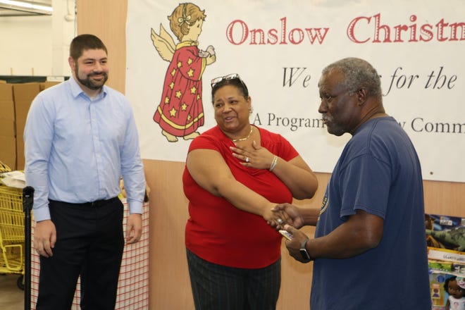 The Georgetown High School Alumni Association gave a special donation to Onslow Christmas Cheer Tuesday morning.