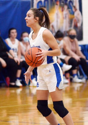 Mackinaw City's Marlie Postula came through with 20 points on 9 of 13 shooting against Boyne Falls in the opener Tuesday.