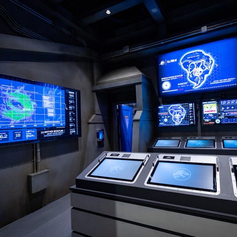 During Jurassic World: Escape, guests are set duri