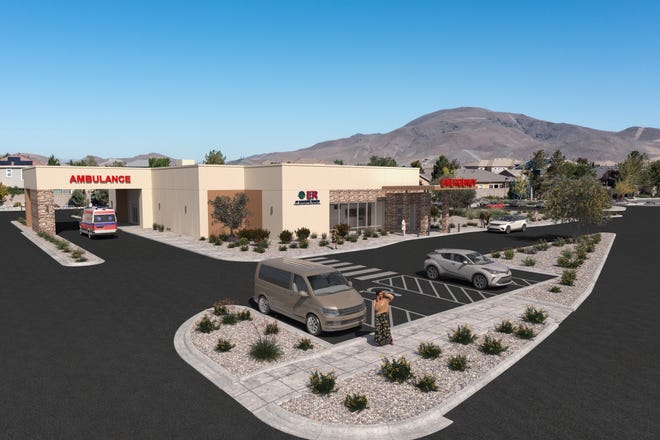 A rendering of Northern Nevada Sierra Medical Center's new ER at Damonte Ranch.