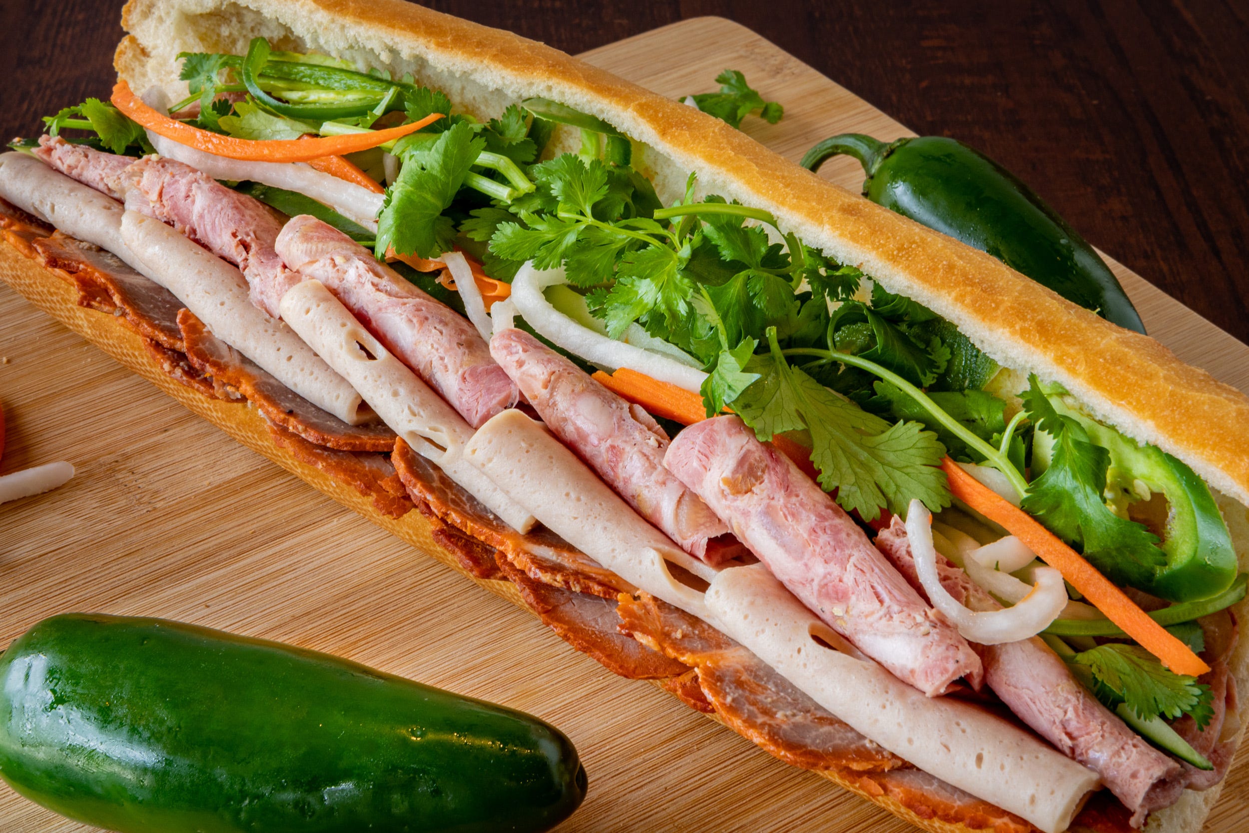 New Paris Banh Mi Buckeyes restaurant features Vietnamese sandwiches