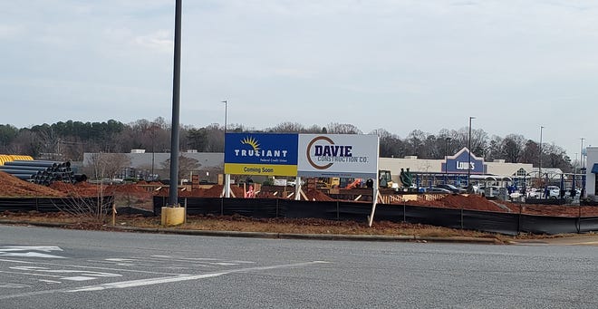 Truliant Federal Credit Union has begun construction of a new branch in Lexington.
