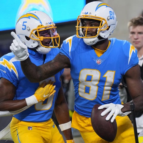 Los Angeles Chargers wide receiver Mike Williams (