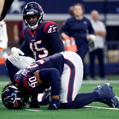 Houston Texans defensive tackle Taylor Stallworth 