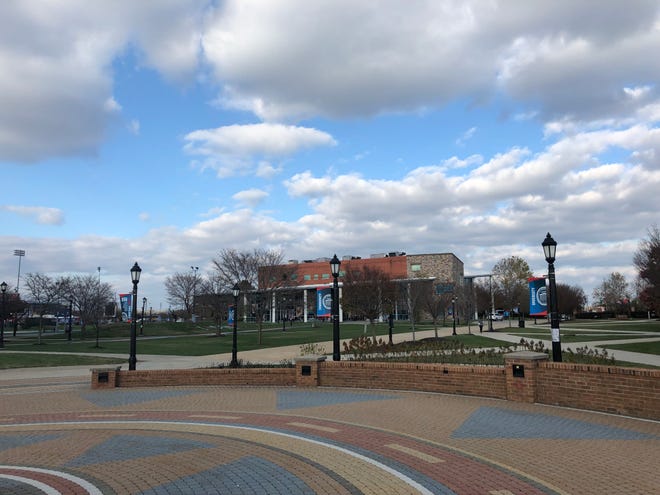 Martin Luther King, Jr., Student Center sits on Delaware State University's main campus in Dover, Delaware, on Nov. 17, 2022.