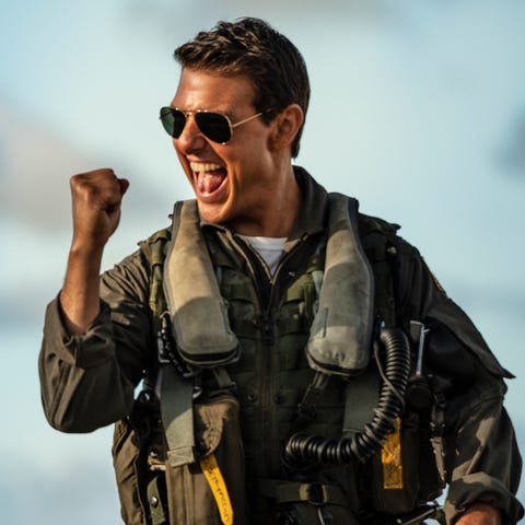 Tom Cruise reprises his role as Capt. Pete "Maveri