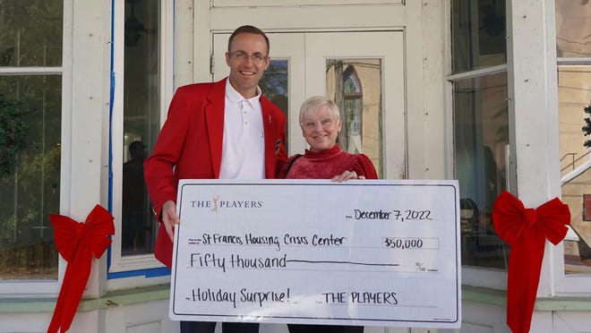 The Players Championship donates $50,000 to the St. Francis House.