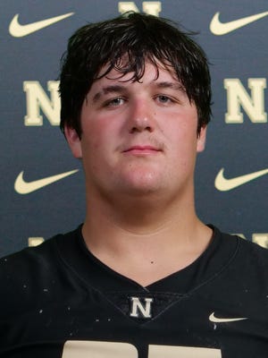 Noblesville offensive lineman Drew Page