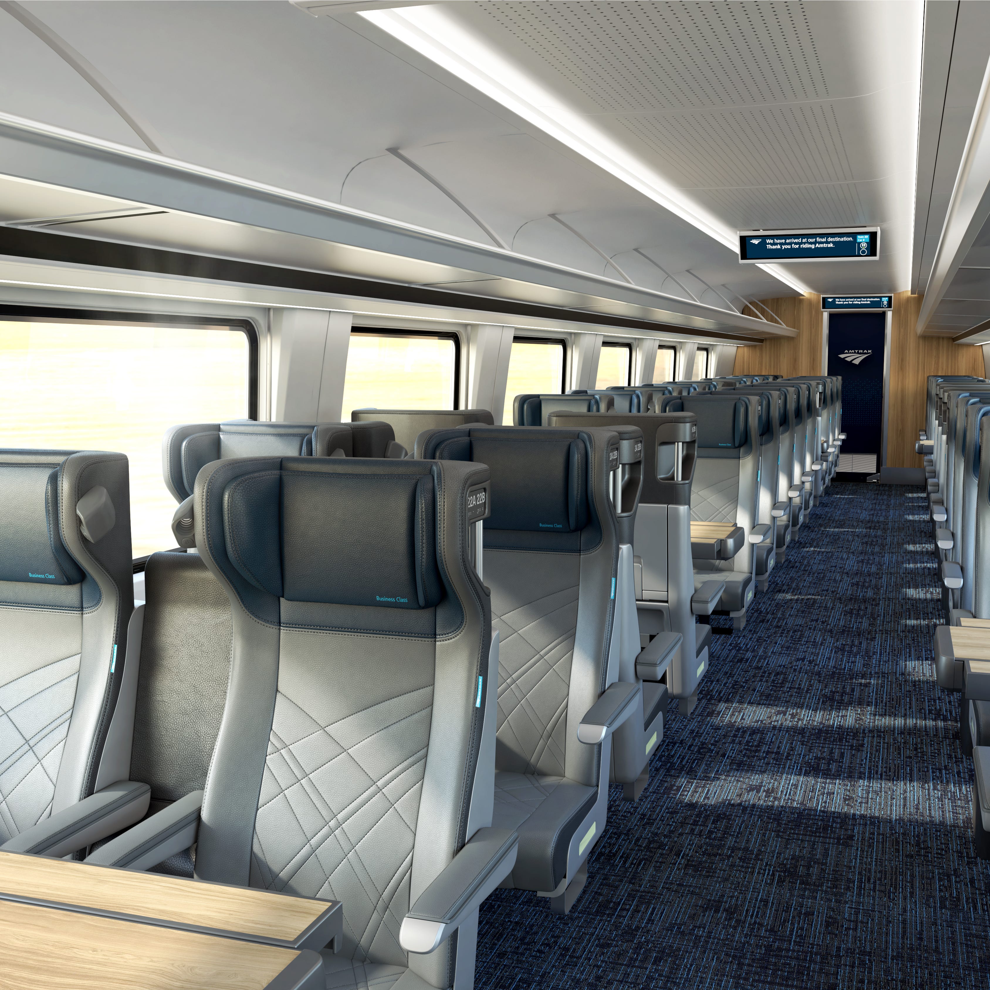 Amtrak's new train sets will replace 40- and 50-year-old fleets and debut on 14 routes, including the Northeast Regional, Empire Service, Pennsylvanian and Ethan Allan Express in 2026.