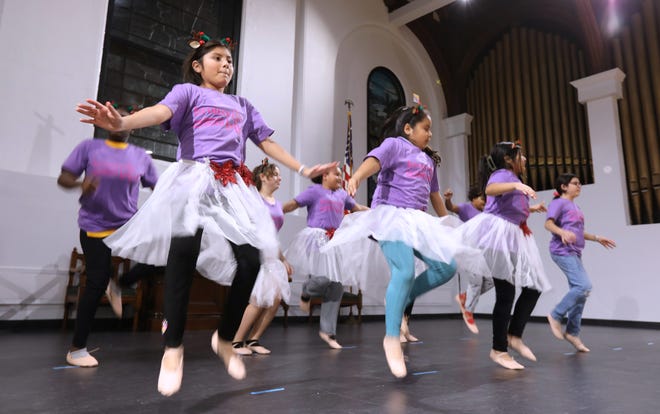Bronxville Ballet Not for Sale students perform at Dayspring Community Center in Yonkers Dec. 15, 2022, wrapping up the nonprofit's first session with the center.