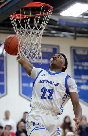 CVCA guard Darryn Peterson dunks during the second half against Canton South, Friday, Dec. 16, 2022,.