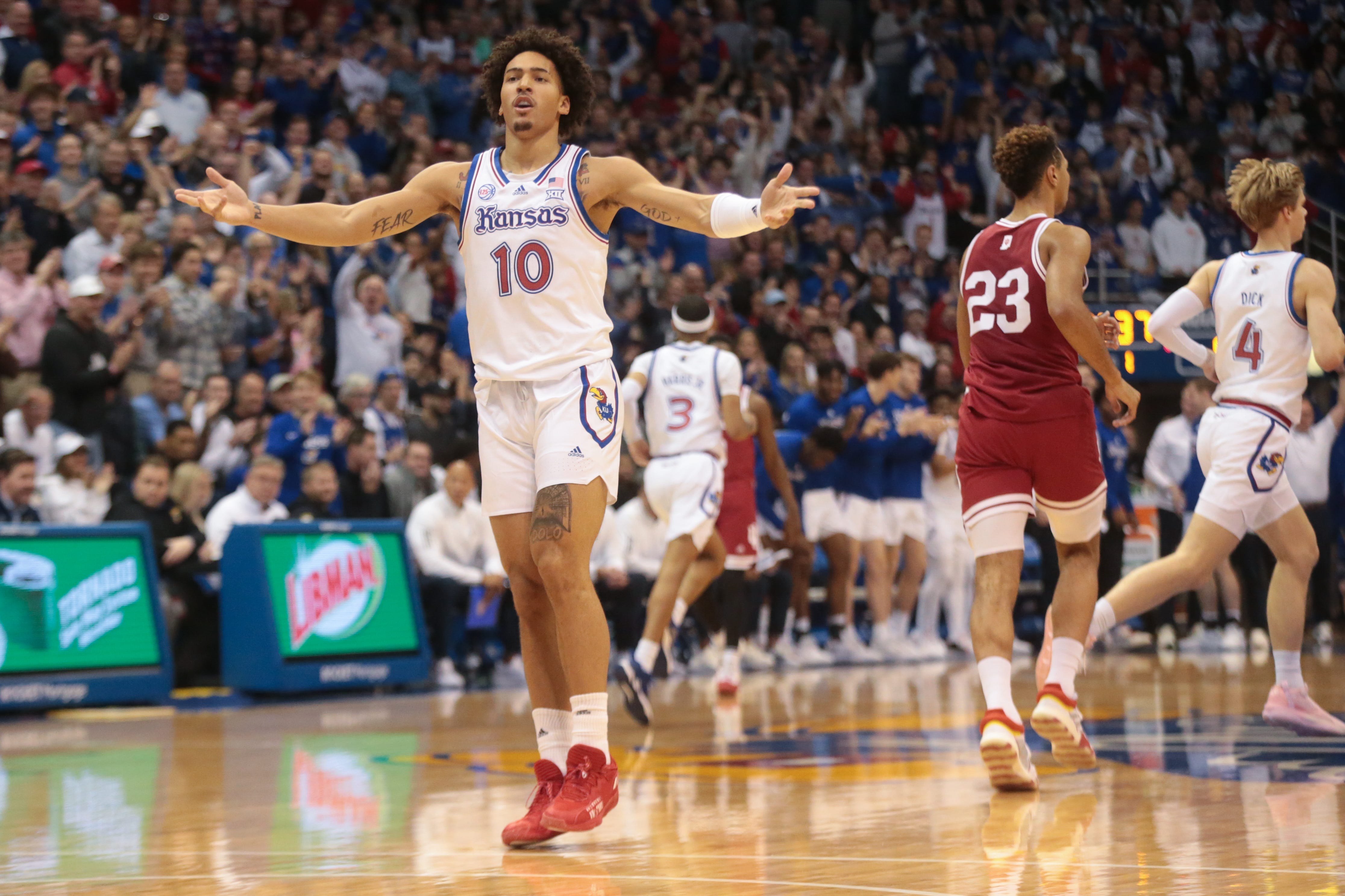 IU basketball vs. Kansas Xavier Johnson injury underscores ugly day