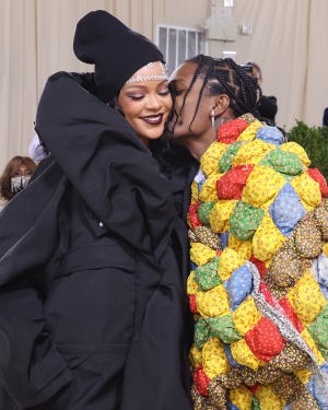 Rihanna shares first look of her and A$AP Rocky's baby boy in debut TikTok video.