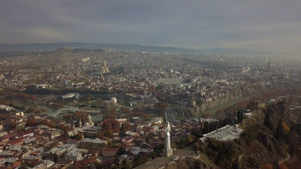 Tbilisi, the capital of the country of Georgia, is
