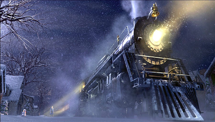 Movies such as "The Polar Express" have rekindled public interest in trains over the years.